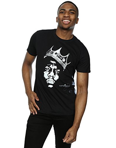 Notorious BIG Men's Biggie Crown Face T-Shirt XXX-Large Black